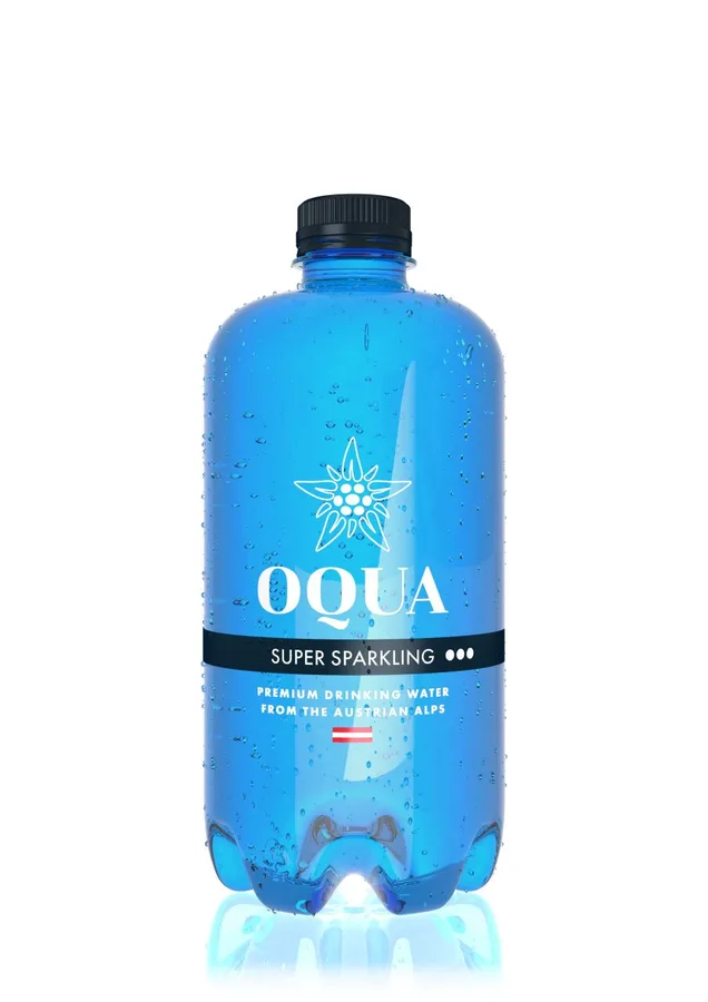 OQUA Super Sparkling 12x600ml Bottle PET