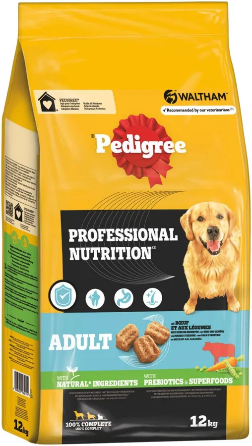Pedigree Professional Nutrition Adult Beef & Vegetables 12kg