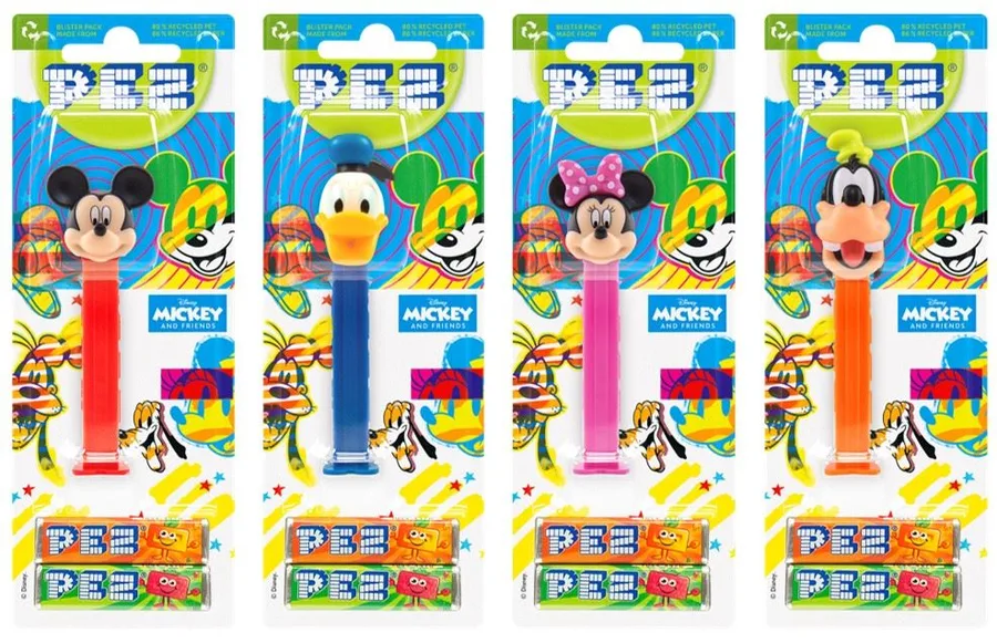 PEZ Mickey Mouse + 2 Refills 17g