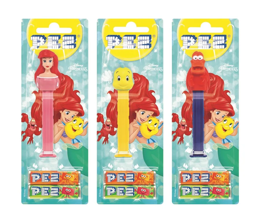 PEZ The Little Mermaid + 2 Refills 17g