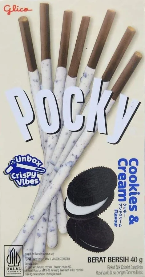 Pocky Cookies & Cream Flavour 40g