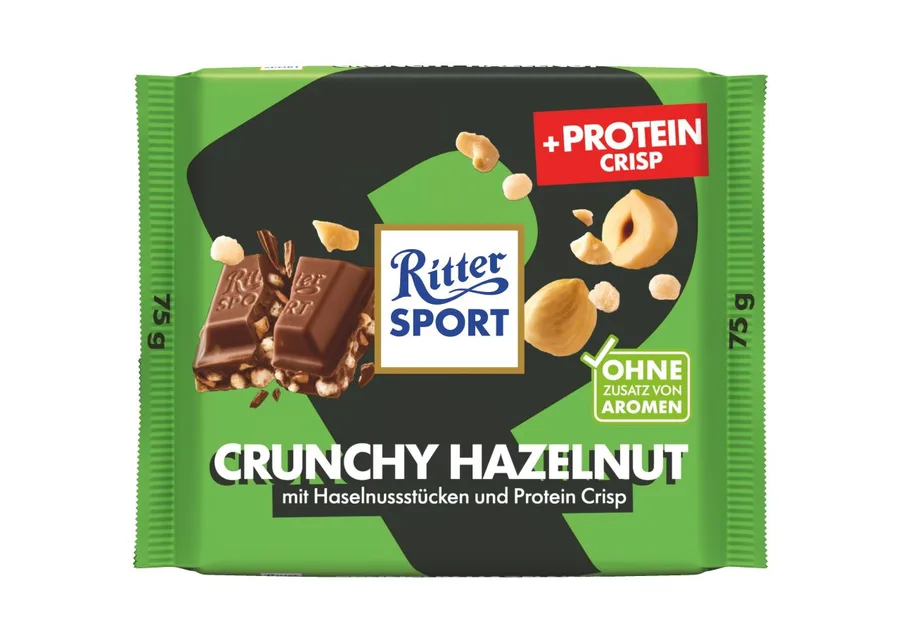 Ritter Sport Crunchy Hazelnut Protein Crisp 75g