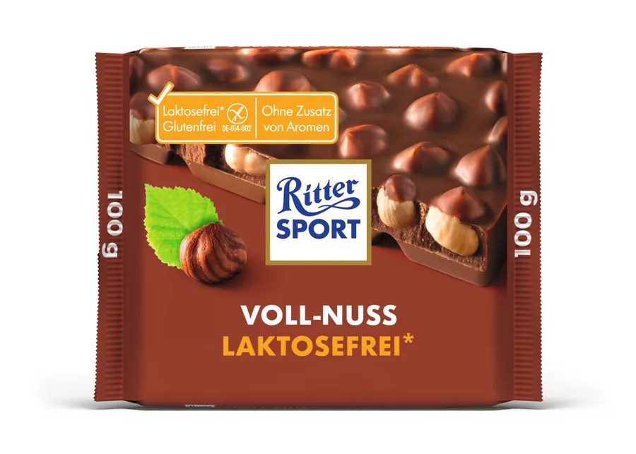 Ritter Sport Voll-Nuss laktosefrei 100g