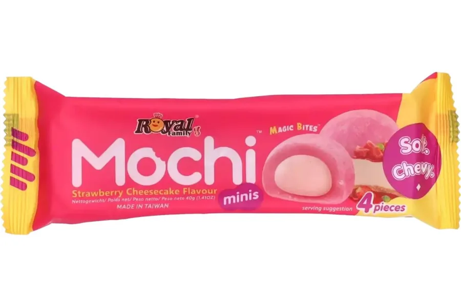 Royal Family Mochi Minis Strawberry Cheesecake Flavor 40g