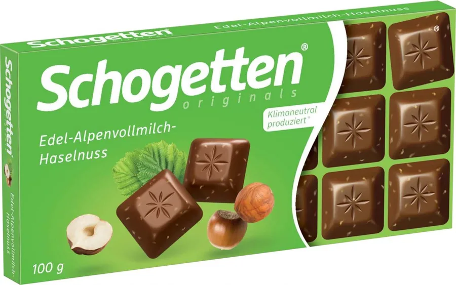Schogetten Edel-Alpenvollmilch-Haselnuss 100g