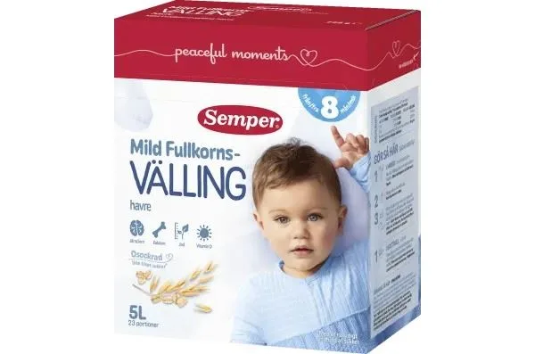 Semper Drinkable Mild Wholegrain Porridge 8M 725g