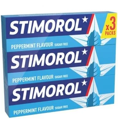 Stimorol Peppermint 3-pack 42g - sugar free