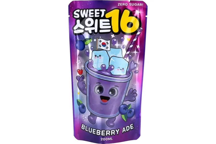 Sweet16 Blueberry Ade Zero Sugar 200ml