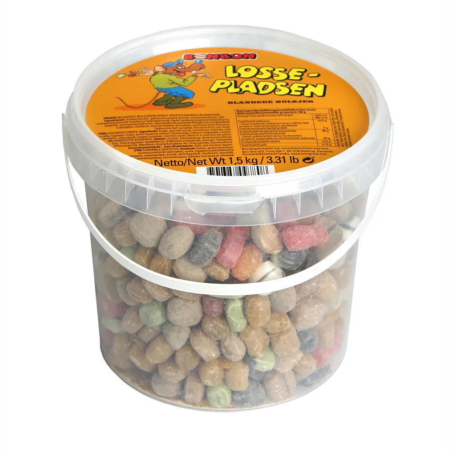Toms BonBon Lossepladsen 1,5kg Disp.