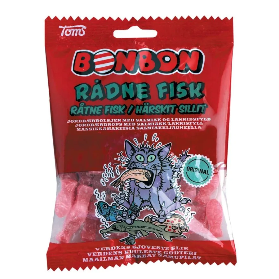 Toms BonBon Rådne Fisk 125g