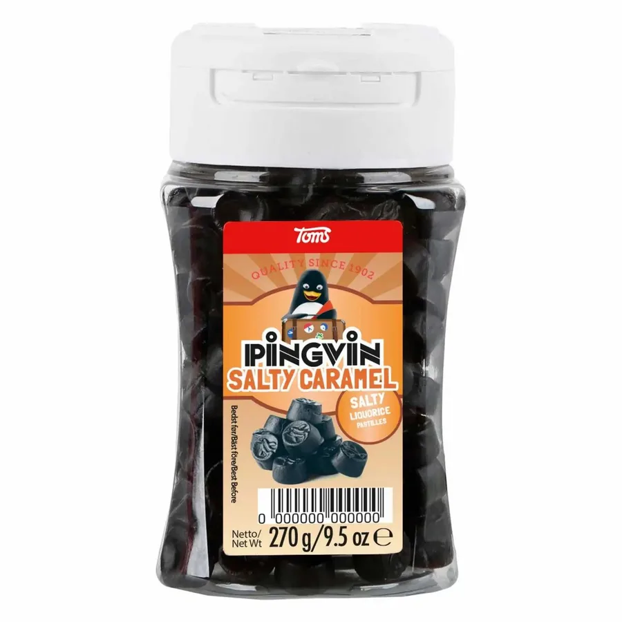 Toms Pingvin Salty Caramel 270g