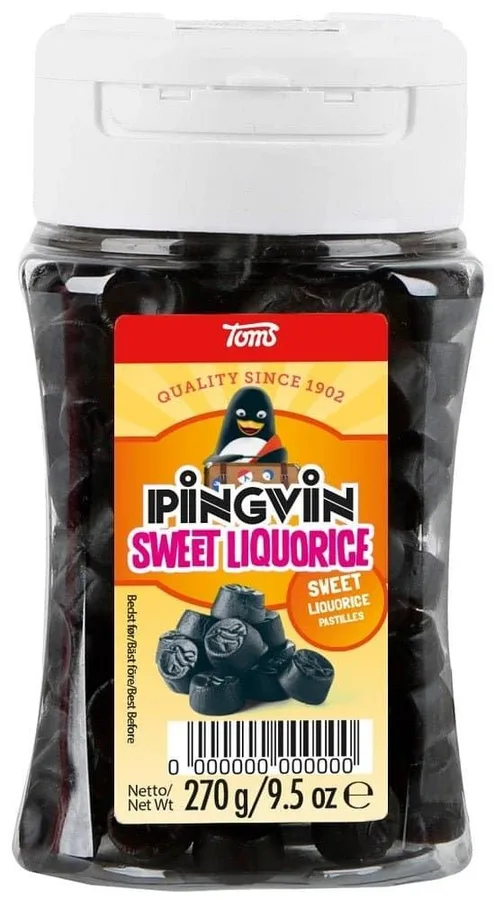 Toms Pingvin Sweet Liquorice 270g