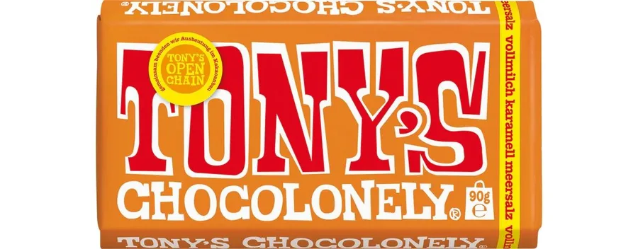 Tony's Chocolonely Vollmilch Karamell Meersalz 90g