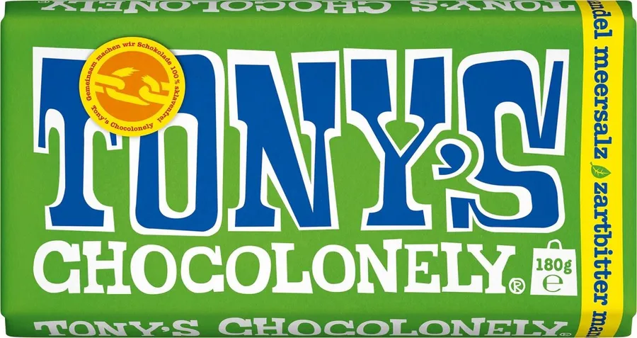 Tony's Chocolonely Zartbitter Mandel Meersalz 180g