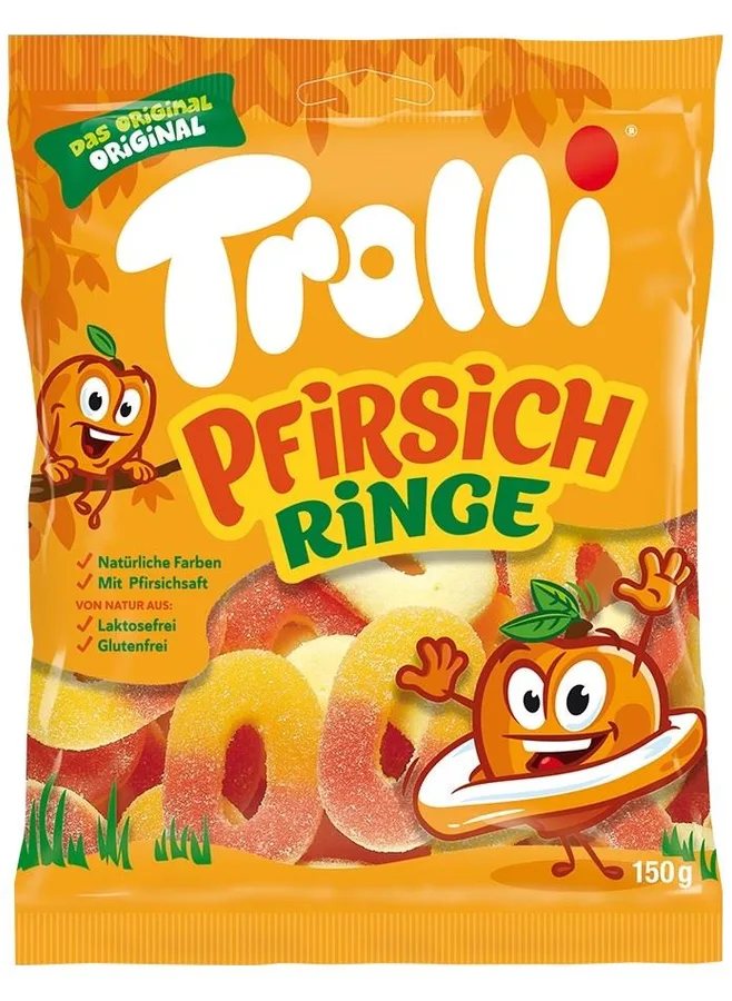 Trolli Pfirsichringe 150g