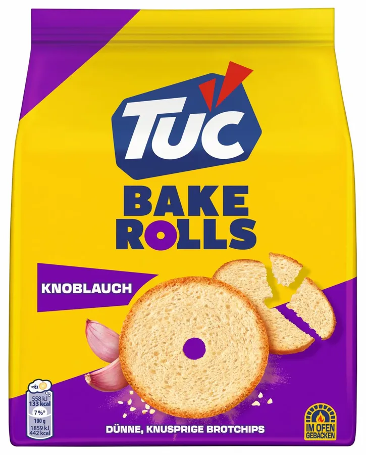 TUC Bake Rolls Knoblauch 150g