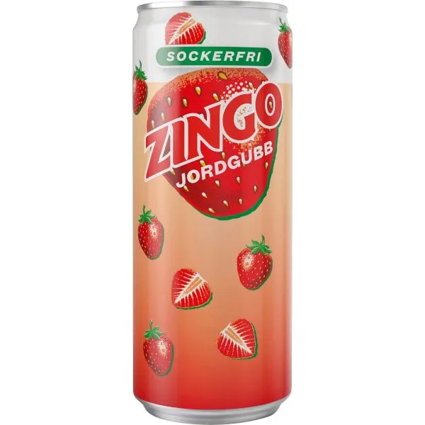 Zingo Jordgubb 20x330ml Can - sugar free