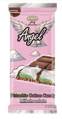 Angel Style Pistachio Cotton Candy Milkchocolate 100g