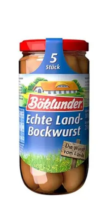 Böklunder Echte Land-Bockwurst 5 pcs. 380g