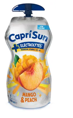 Capri-Sun + Electrolytes Mango & Peach 330ml