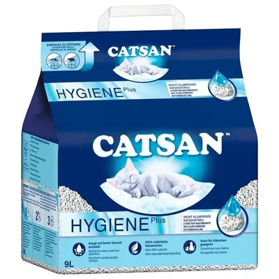 Catsan Hygiene Plus Katzenstreu 9l