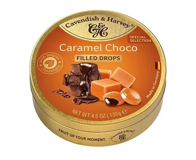 Cavendish & Harvey Caramel Choco Filled Drops 130g