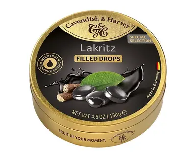 Cavendish & Harvey Lakritz Filled Drops 130g