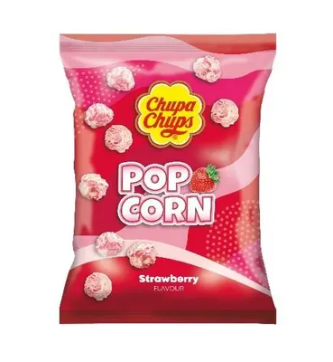 Chupa Chups Popcorn Strawberry Flavour 30g