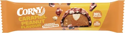 Corny Crunchy Protein Bar Peanut Caramel Flavour 45g