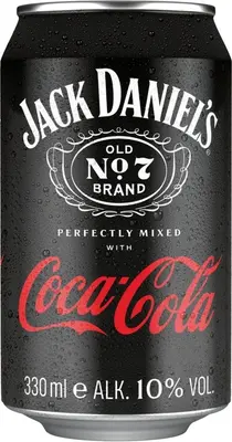 DPG Jack Daniel's & Coca Cola 10% 24x330ml Can
