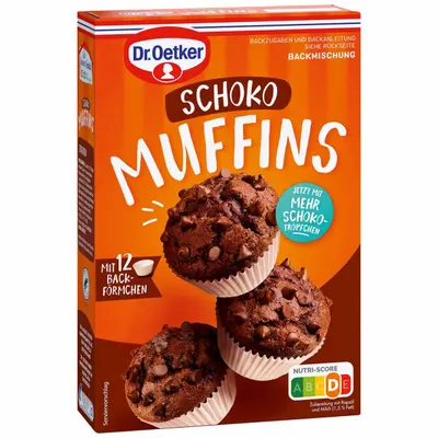 Dr. Oetker Schoko Muffins 12 pcs. 345g