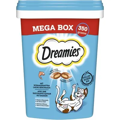 Dreamies Lachs/Salmon Mega Box 350g