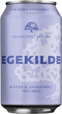 Egekilde Blåbær & Granatæble med brus 24x330ml Can