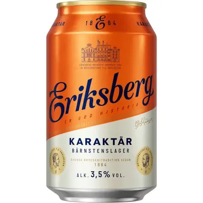 Eriksberg Karaktär Bärnstenslager 3,5% 4x6x330ml Can