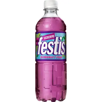 Festis Blueberry Pear 12x500ml PET - sugar free