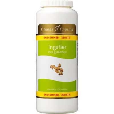 Fitness Pharma Ingefær / Ginger 250 pcs.