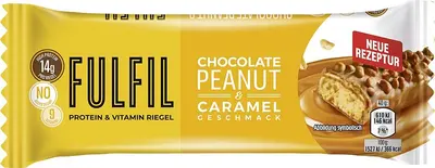 FULFIL Protein & Vitamin Bar Chocolate Peanut & Caramel Flavour 40g