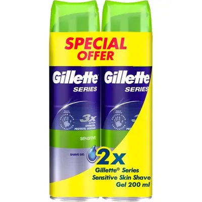 Gillette Series Sensitive Gel 2x200ml