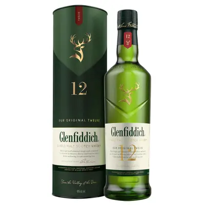 Glenfiddich 12YO Whisky 40% - 1l