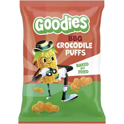 Goodies Crocodile Puffs BBQ 3Y 30g
