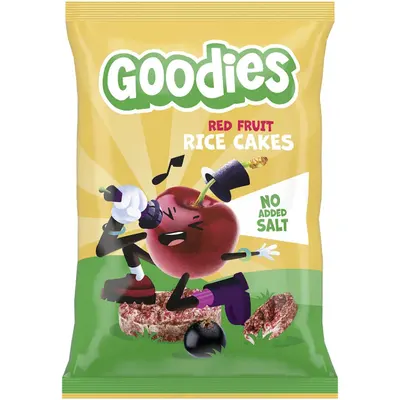 Goodies Rice Cakes Red Fruit 3Y 40g