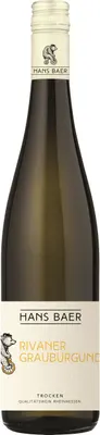 Hans Baer Rivaner Grauburgunder trocken 11,5% - 0,75l