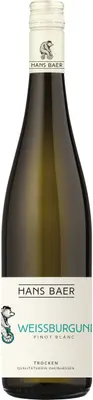 Hans Baer Weissburgunder Pinot Blanc trocken 12% - 0,75l
