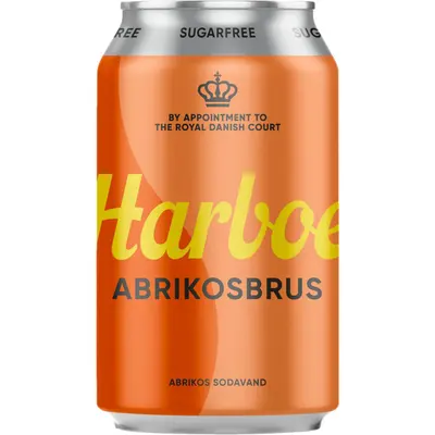 Harboe Abrikosbrus 24x330ml Can - sugar free