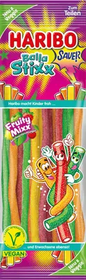 Haribo Balla Stixx Fruity Mixx Sauer 175g - vegan