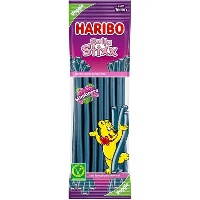 Haribo Balla Stixx Himbeere 200g - veggie