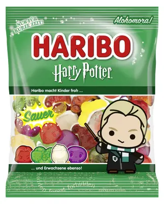 Haribo Harry Potter Draco Malfoy 160g - sauer