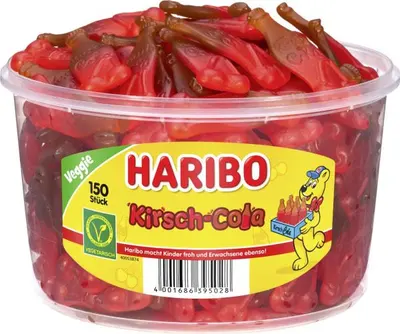 Haribo Kirsch-Cola 150 pcs. 1,35 kg - veggie
