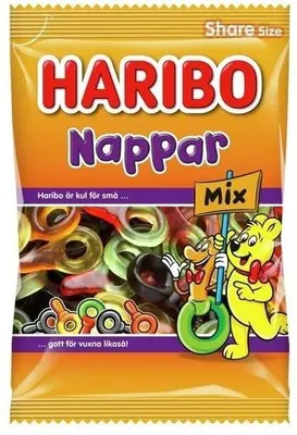 Haribo Nappar Mix 375g