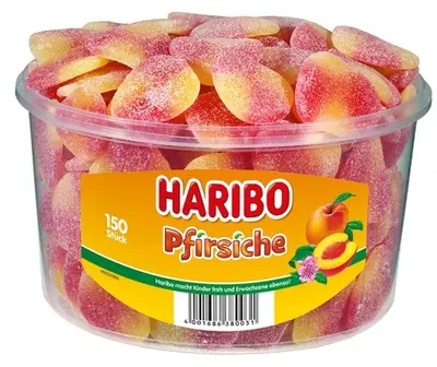 Haribo Pfirsiche 150 pcs. 1,35 kg